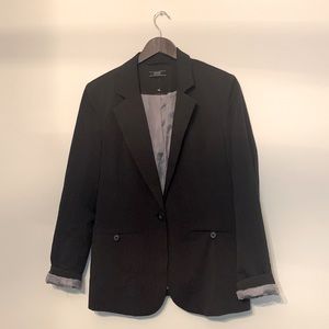 Oversized black blazer, size 13